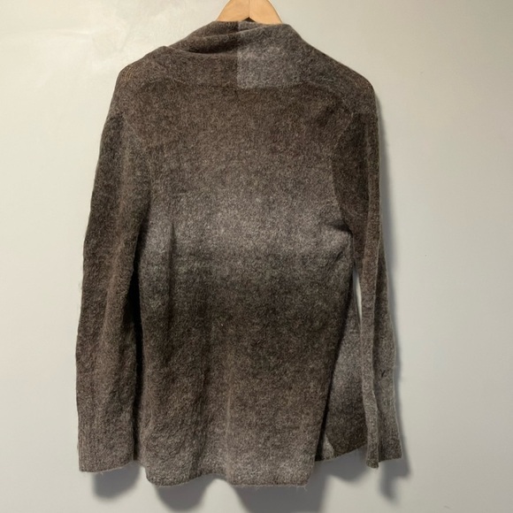 Eileen Fisher Ombré Mohair Wool Blend Open Cardigan - Picture 5 of 5